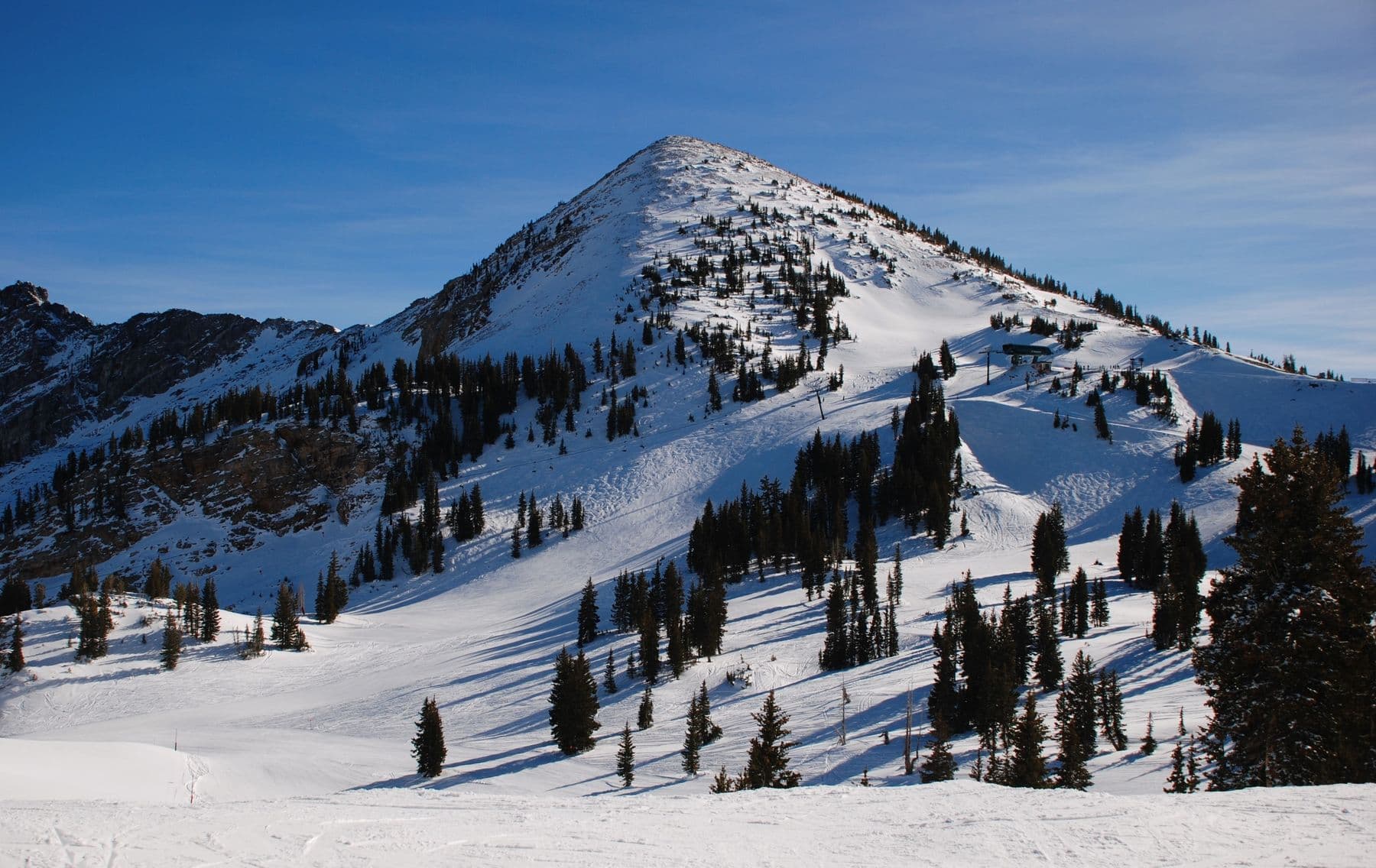 Sugarloaf peak at Alta, Little Cottonwood Canyon, Utah